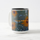 Gute Morgensonne Tasse (Vorderseite Links)