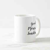 Gute Morgensonnencoffee-Tasse Kaffeetasse (VorderseiteRechts)