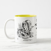 Gute Morgenwelt Zweifarbige Tasse (Links)
