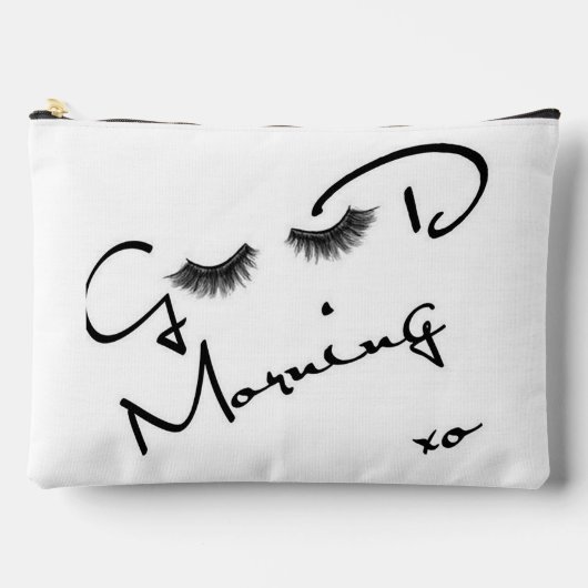 Gute Morgenwimpern Zubehörtasche (Vorderseite)