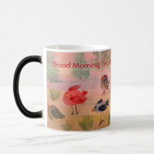 Gute Morning Bird-Tasse Verwandlungstasse