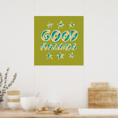 GUTE MORNING Cool- & Fun-Stars Poster (Küche)