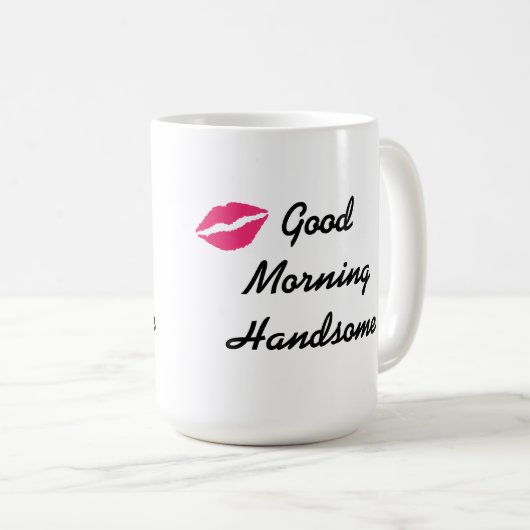 Gute Morning Handsome Kaffeetasse (VorderseiteRechts)