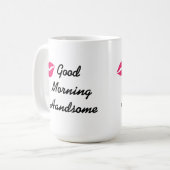 Gute Morning Handsome Kaffeetasse (Vorderseite Links)