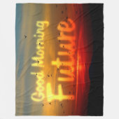 GUTE MORNING KÜNFTIG FLEECEDECKE (Vorderseite)