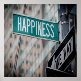 Gute Motivation Words Street Sign Poster