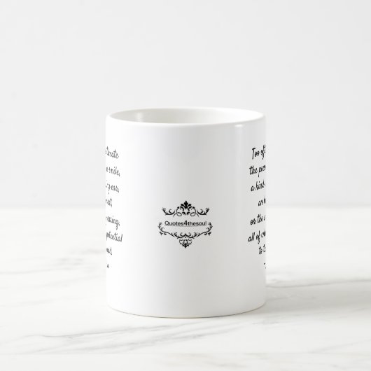 GÜTE-MOTIVIEREND KAFFEE-TASSE 11OZ KAFFEETASSE (Mittel)