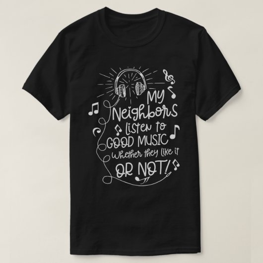Gute Musik T-Shirt (Design vorne)