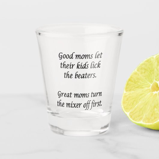 Gute Mütter Große Mütter Schnapsglas (Vorderseite)