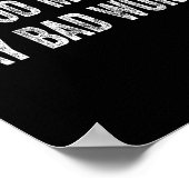 Gute Mütter sagen schlechte Wörter lustiger Spruch Poster (Ecke)
