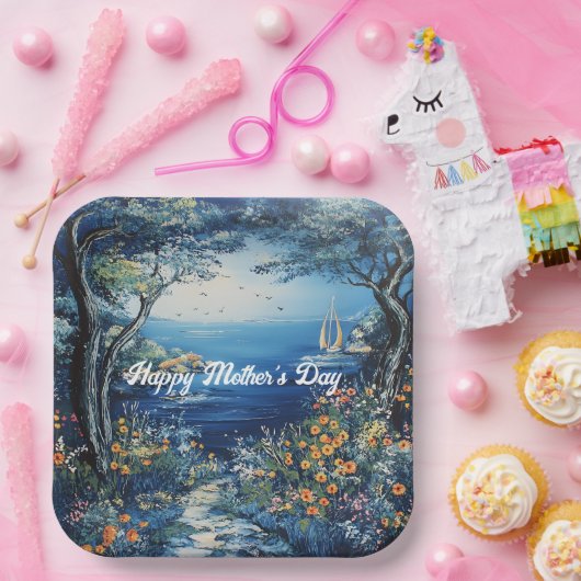 Gute Muttertagsszene Pappteller (Party)