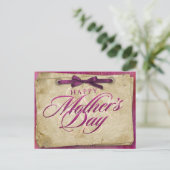 Gute Muttertagwünsche Postkarte (Stehend Vorderseite)