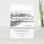 Gute Nachrichten! Feiern Sie Jeder Anlass individu Karte (Rückseite)