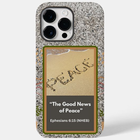 Gute Nachrichten für den Frieden - Stress - Case-Mate iPhone Hülle (Rückseite)