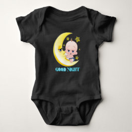 Gute Nacht Baby Bodysuit. Baby Strampler