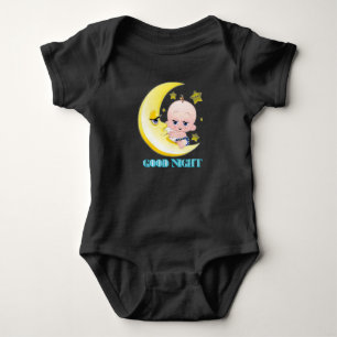 Gute Nacht Baby Bodysuit. Strampler