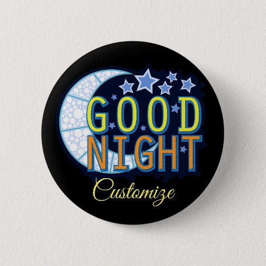 Gute Nacht Crescent Moon Thunder_Cove Button (Vorderseite)