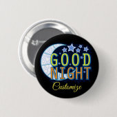 Gute Nacht Crescent Moon Thunder_Cove Button (Vorne & Hinten)