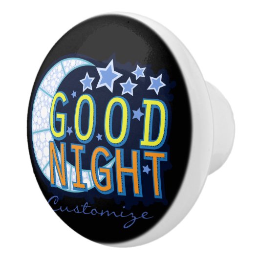 Gute Nacht Crescent Moon Thunder_Cove Keramikknauf (Rechts)