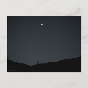 Gute Nacht-Erde-Postkarte Postkarte