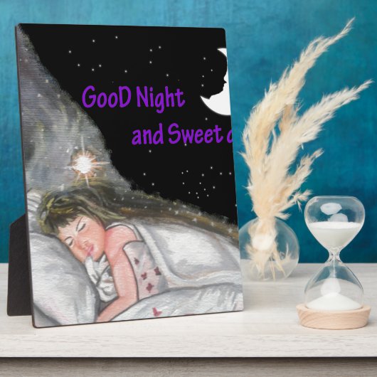 Gute Nacht Fotoplatte (Seite)