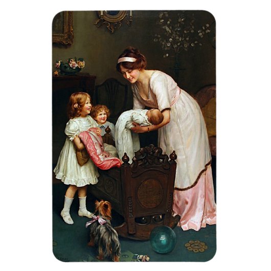 Gute Nacht für Mütter Magnet (Vertikal)