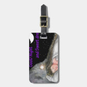 Gute Nacht Gepäckanhänger (Vorderseite vertikal)