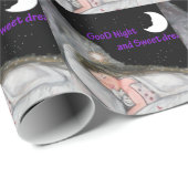 Gute Nacht Geschenkpapier (Rolleneckpunkt)