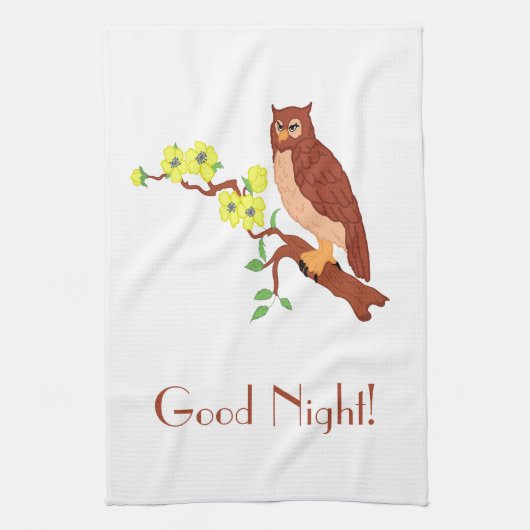 Gute Nacht! Geschirrtuch (Vertikal)