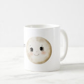 Gute Nacht Glücklicher Mond Kaffeetasse (VorderseiteRechts)