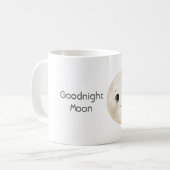 Gute Nacht Glücklicher Mond Kaffeetasse (Vorderseite Links)