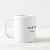 Gute Nacht Glücklicher Mond Kaffeetasse (Links)