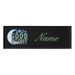 Gute Nacht Halbmond Thunder_Cove Namenschild
