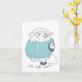 Gute Nacht Karte (Gelbe Blume)