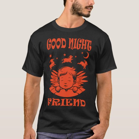 Gute Nacht Kind - Hellrot T-Shirt (Vorderseite)