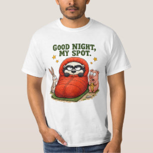 Gute Nacht mein Spot Honigdachs Camping Design T-Shirt