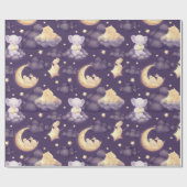 Gute Nacht mit Niedlichem Baby Geschenkpapier (Flach)