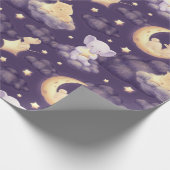 Gute Nacht mit Niedlichem Baby Geschenkpapier (Ecke)
