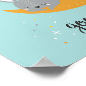 Gute Nacht mit Sonne und Mond Poster (Ecke)