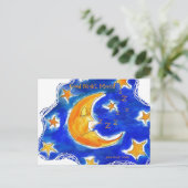 Gute Nacht, Mond! Postkarte (Stehend Vorderseite)