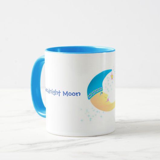 Gute Nacht Mond-Tasse Tasse (Vorderseite Links)