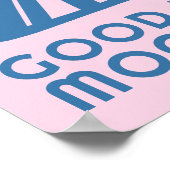 Gute Nacht Mondlicht Niedlich Moon Kinderzimmer Zi Poster (Ecke)