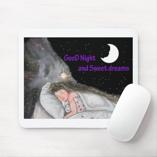 Gute Nacht Mousepad (Mit Mouse)