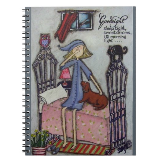 Gute Nacht Notizblock (Vorderseite)