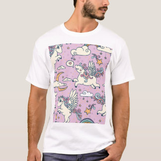 Gute Nacht Pegasus: Niedlicher Cartoon T-Shirt
