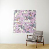 Gute Nacht Pegasus: Niedlicher Cartoon Wandteppich (Beispiel)