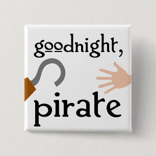 gute Nacht Pirat Button