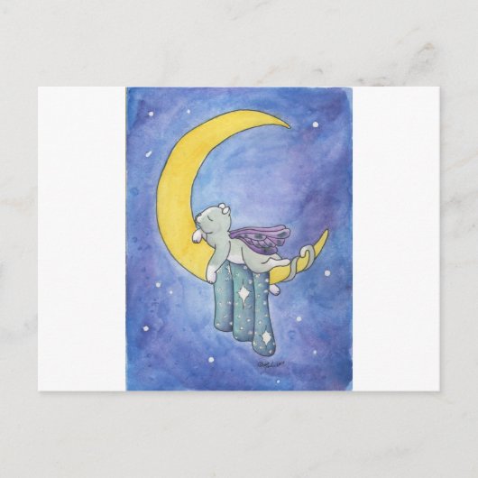 Gute Nacht Postkarte (Vorderseite)