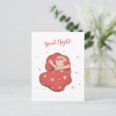 Gute Nacht Postkarte (Stehend Vorderseite)
