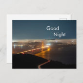 gute Nacht Postkarte (Vorne/Hinten)